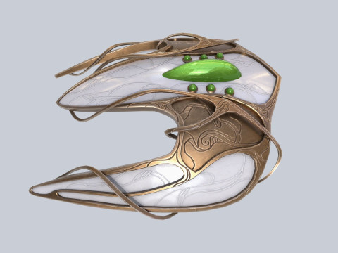 Alien spacecraft 3D Модель