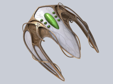 Alien spacecraft 3D Модель