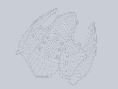 Alien spacecraft 3D Модель