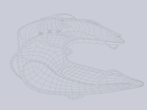 Buitenaards ruimtevaartuig 3D Model