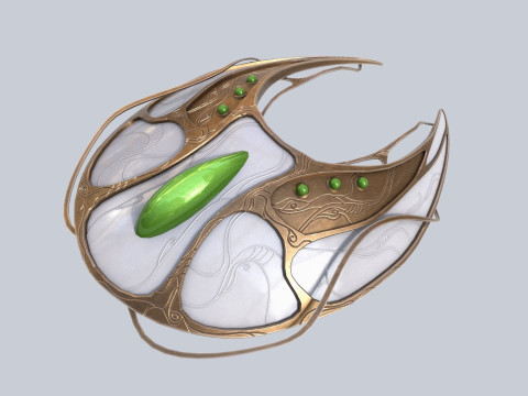Alien spacecraft Modelo 3D