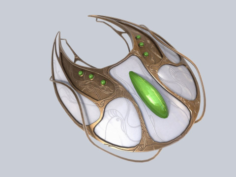 Alien spacecraft Modelo 3D