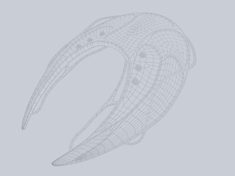 Alien spacecraft Modelo 3D
