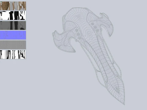 Alien spacecraft 3D Model