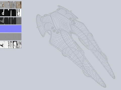 Alien spacecraft 3D 모델