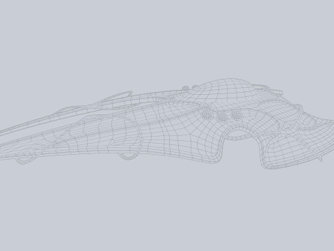 Alien spacecraft 3D 모델