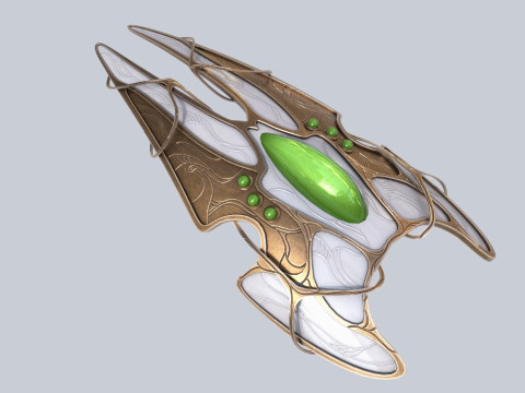 Alien spacecraft 3D 모델