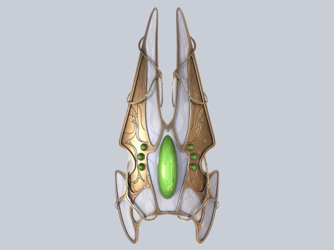 Alien spacecraft 3D 모델