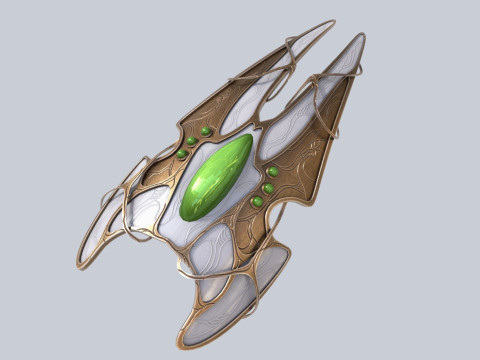 Alien spacecraft 3D 모델