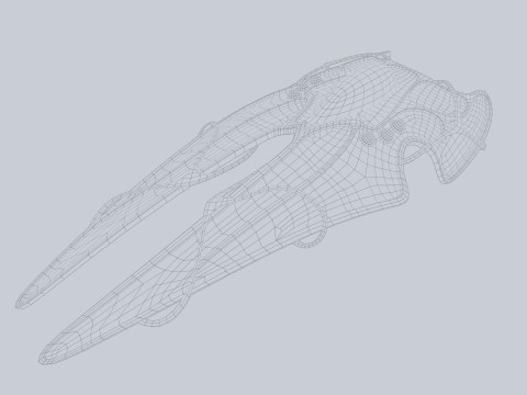 Alien spacecraft 3D 모델