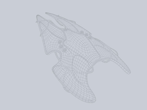 Alien spacecraft 3D 모델