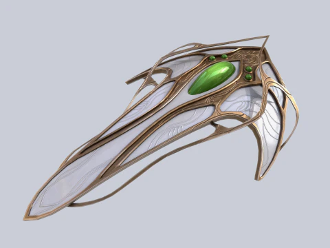 Alien spacecraft collection 3D Model