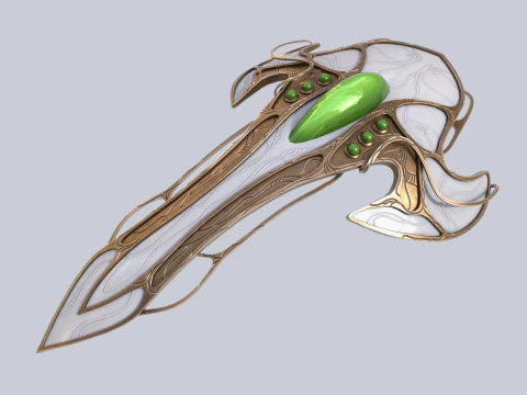Alien spacecraft collection 3D Model
