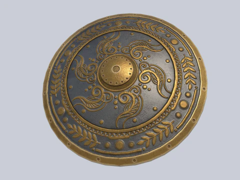 Gladiator shield 3D Model