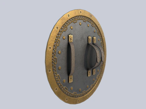 Gladiator shield 3D Model