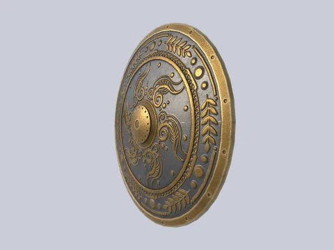 Gladiator shield 3D Model