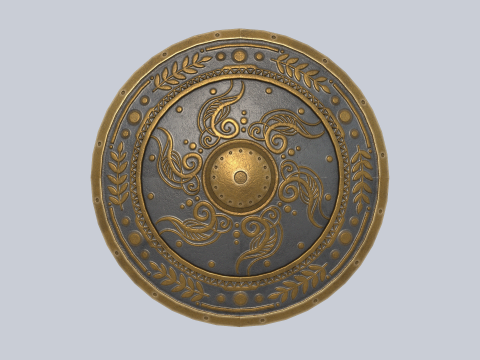Gladiator shield 3D-Modell