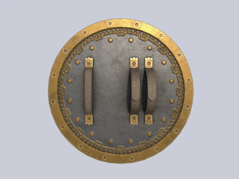 Gladiator shield 3D Model