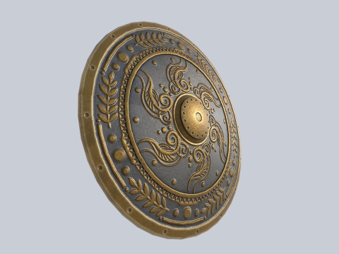 Gladiator shield Modelo 3D