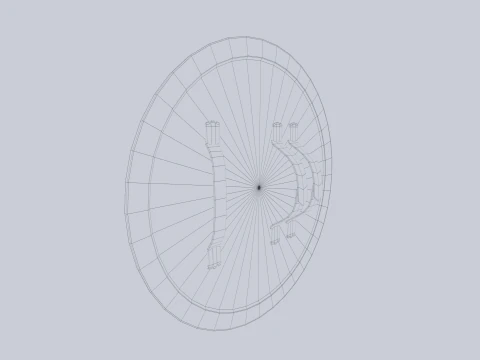 Gladiator shield 3D Model