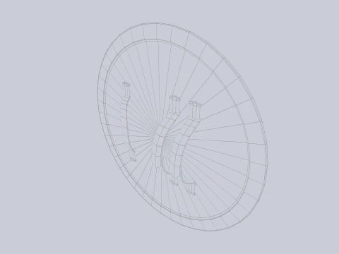 Gladiator shield 3D Model
