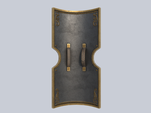 Gladiator shield 3D 모델