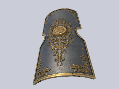 Perisai gladiator Model 3D