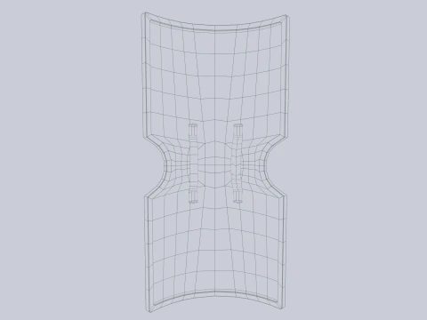 Perisai gladiator Model 3D