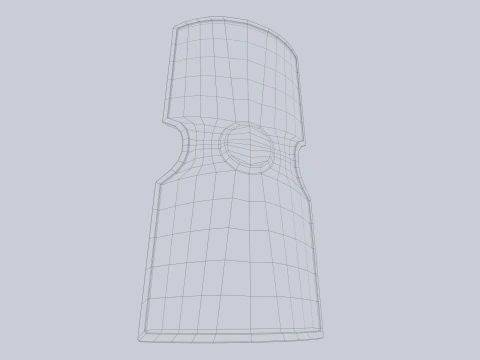 Perisai gladiator Model 3D