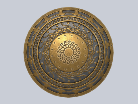 Gladiator shield 3D-Modell