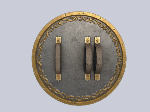 剣闘士の盾 3Dモデル