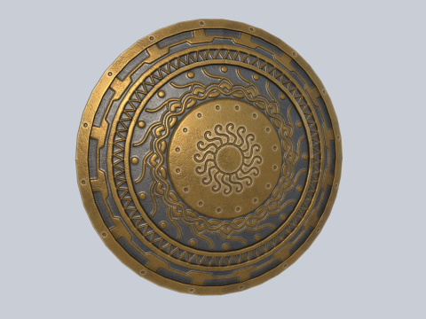 Gladiator shield 3D 모델