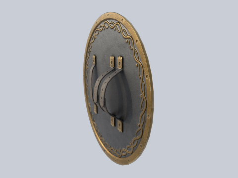 Gladiator shield 3D 모델