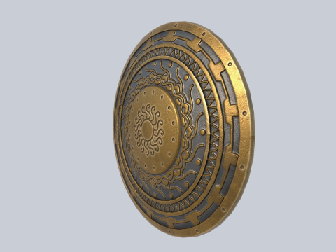 Gladiator shield 3D 모델