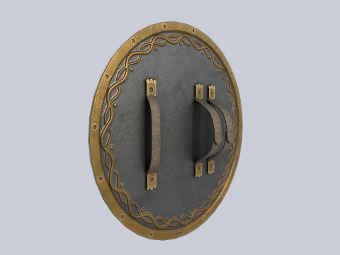 剣闘士の盾 3Dモデル