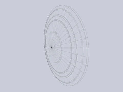 剣闘士の盾 3Dモデル