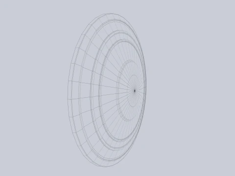 剣闘士の盾 3Dモデル