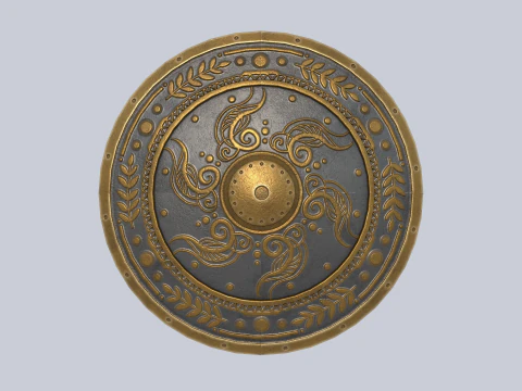 Collezione di scudi del gladiatore Modello 3D