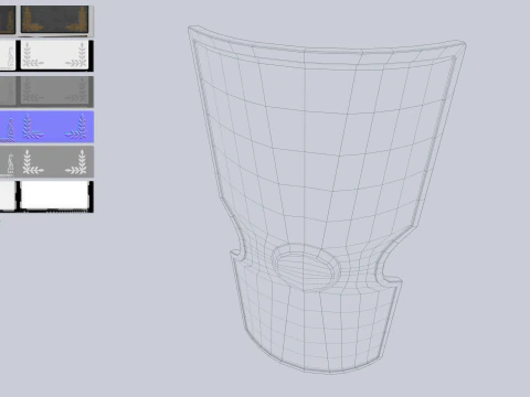 Collezione di scudi del gladiatore Modello 3D