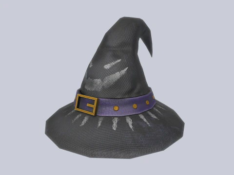 Cole&ccedil;&atilde;o de chap&eacute;us de Halloween Modelo 3D
