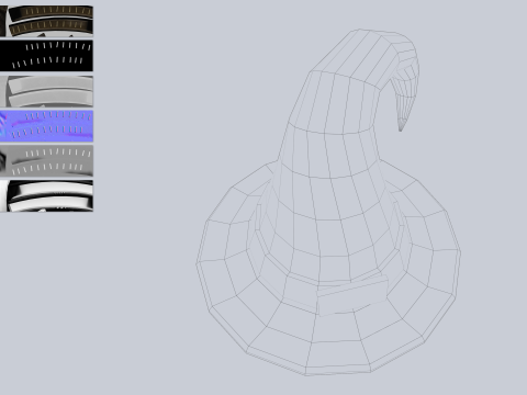 Halloween hat collection 3D Model