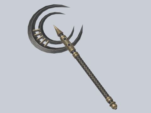 Dark fantasy weapon Modelo 3D