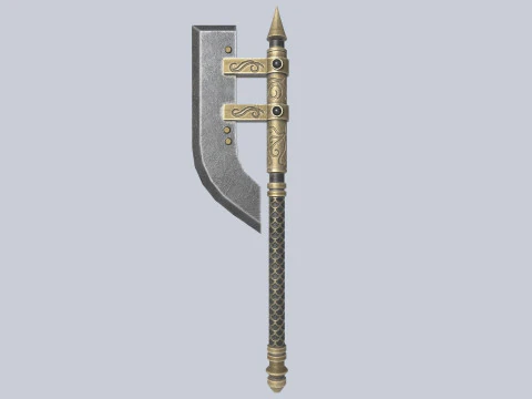Dunkle Fantasy-Waffe 3D Modell