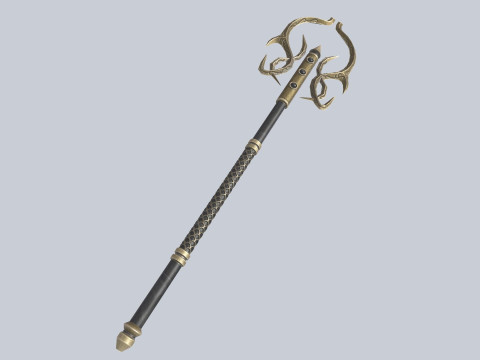 Dark fantasy weapon Modello 3D