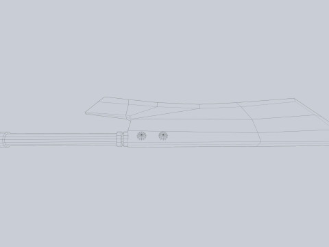 Dark fantasy weapon Modello 3D