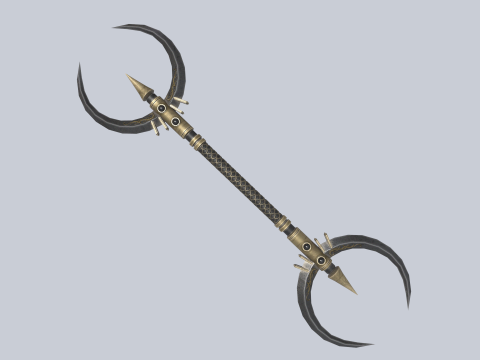 Dark fantasy weapon Modelo 3D