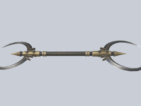 Dark fantasy weapon Modelo 3D