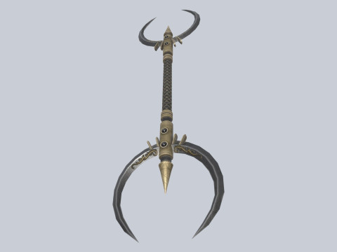 Dark fantasy weapon Modelo 3D