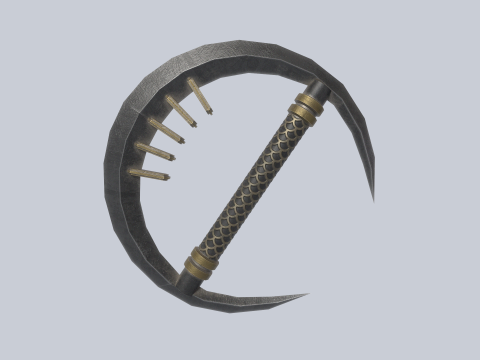 Dark fantasy weapon Modelo 3D