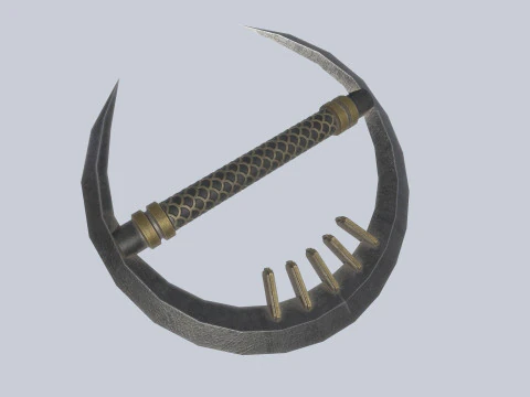 Senjata fantasi gelap Model 3D